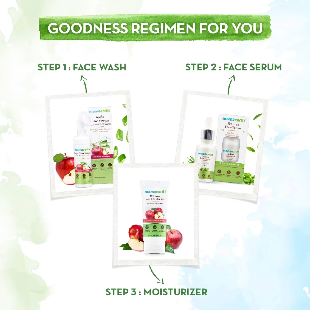 Apple Cider Vinegar Foaming Face Wash with Apple Cider Vinegar and Aloe Vera Water for Deep Cleansing, 150ml-6.webp